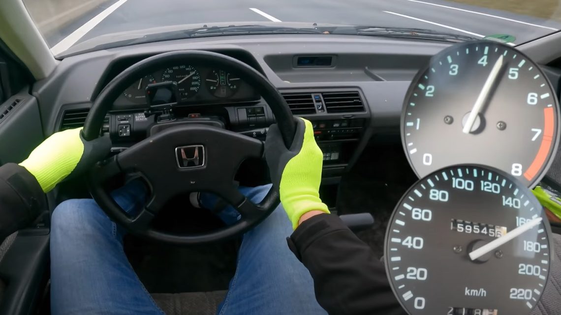 Der Honda Accord von 1985 mit einer Reichweite von 600.000 km zeigte seine Höchstgeschwindigkeit.